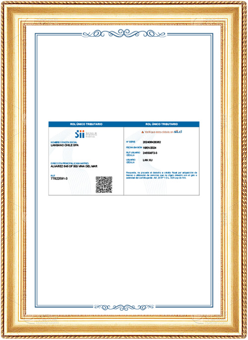 Chile Factory Business License